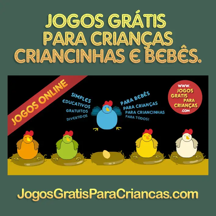 Jogos educativos para jogar online no pc, tablet ou celular.