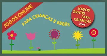 Jogo online educativo para bebês e crianças: Flores