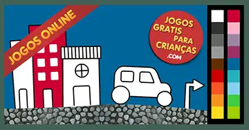 Jogo de Colorir Online para Crianças: Pintar a Casa