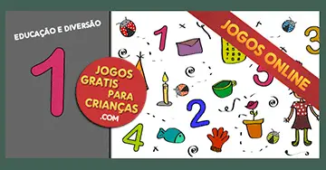 Jogos educativos online e gratis para criancinhas e crianças de 3, 4 e 5 anos: Jogo do números