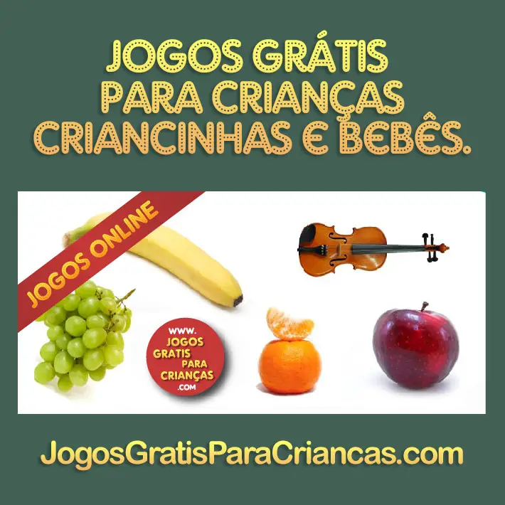 Jogos Educativos para crianças. As crianças se divertirem com nossos jogos online!