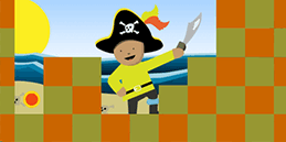 Jogo Online para Crianças: Jogo de Pirata