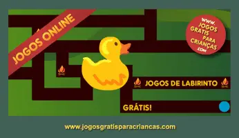 Jogo de Labirinto Online para Crianças: Pato