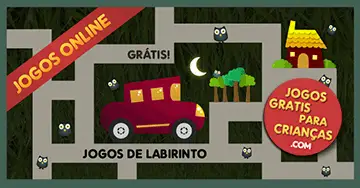 Jogos educativos online para crianças: O Carro no labirinto