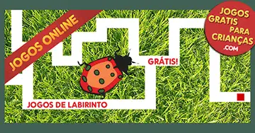 Jogos gratis para crianças e criancinhas de 3 a 6 anos: Joaninha no labirinto