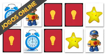 Jogos da memória infantil online para criancinhas de 3, 4, 5 e 6 aninhos: Brinquedos