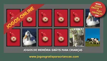 Jogo da Memoria Animais - Joguinho de Bolsa - CriaMente Jogos Educativos